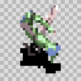 Waspito walking animation, facing bottom right