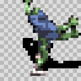 Worm Hole attack animation, facing top right