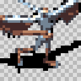 Falco attack animation, facing right
