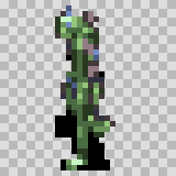 Leech walking animation, facing left