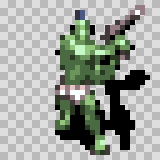 Trog attack animation, facing bottom