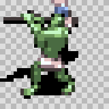 Trog attack animation, facing bottom left