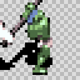Trog attack animation, facing top right