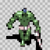 Trog walking animation, facing bottom