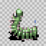 Megapede attack animation, facing left