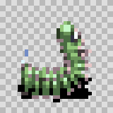 Megapede attack animation, facing right