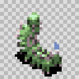 Megapede attack animation, facing top left