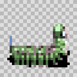 Megapede walking animation, facing right