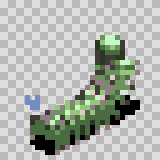 Megapede walking animation, facing top right