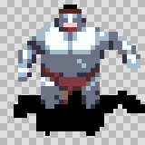 Sunami attack animation, facing bottom