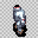 Sunami walking animation, facing left