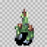 Dragant attack animation, facing bottom