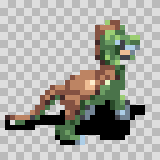 Dragant attack animation, facing right