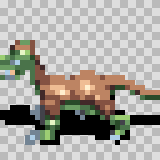 Dragant walking animation, facing left