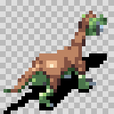 Dragant walking animation, facing top right