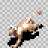Fever walking animation, facing bottom left