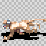 Fever walking animation, facing left
