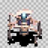 Antar attack animation, facing bottom