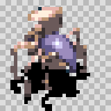 Antar attack animation, facing top left