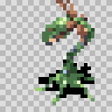 Dracana attack animation, facing left