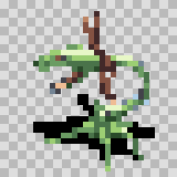 Dracana walking animation, facing left