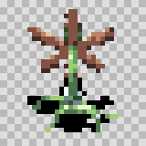 Dracana walking animation, facing top