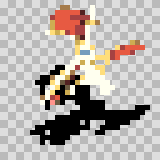 Terrordactyle attack animation, facing bottom left