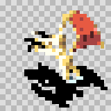 Terrordactyle attack animation, facing top left