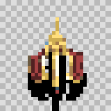 Terrordactyle walking animation, facing bottom