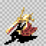 Terrordactyle walking animation, facing bottom left