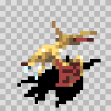 Terrordactyle walking animation, facing top right