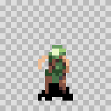 Squeam attack animation, facing bottom
