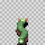 Squeam walking animation, facing top