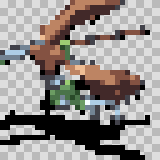 Zygo attack animation, facing left