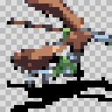 Zygo attack animation, facing right