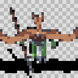 Zygo walking animation, facing bottom