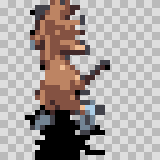 Zygo walking animation, facing left