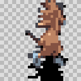 Zygo walking animation, facing right