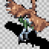 Zygo walking animation, facing top right