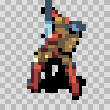 Dermabrazer attack animation, facing top