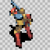 Dermabrazer attack animation, facing top left