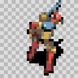 Dermabrazer attack animation, facing top right