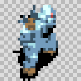 Yeti attack animation, facing top right