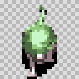 Loathsome walking animation, facing bottom