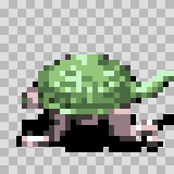 Loathsome walking animation, facing left