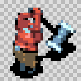 Lokkie attack animation, facing bottom left