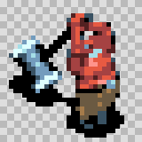 Lokkie attack animation, facing bottom right