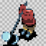Lokkie attack animation, facing top right