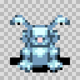 Exoc walking animation, facing bottom