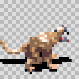 Myote attack animation, facing right